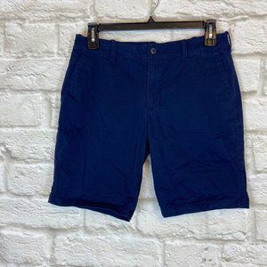 EXPRESS Shorts Size 32 Dark Blue Walking Shorts Bermuda Pockets